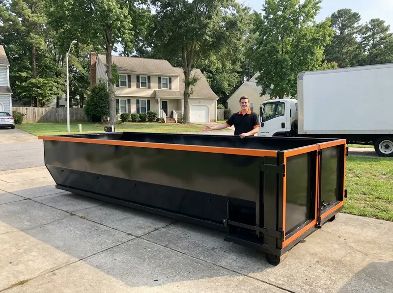 Residential Driveway Dumpster Rental in Virginia Beach, VA